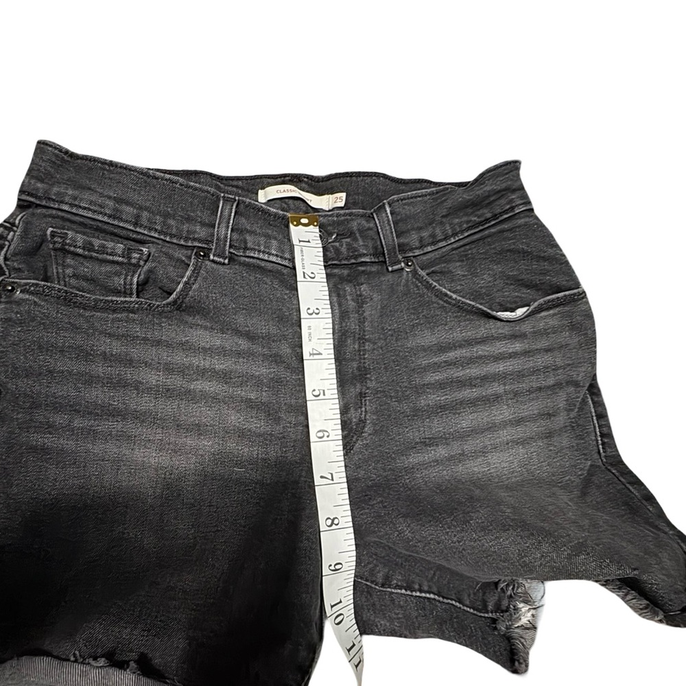 Levi's Black Jean Shorts for Women - Picture 8 of 10